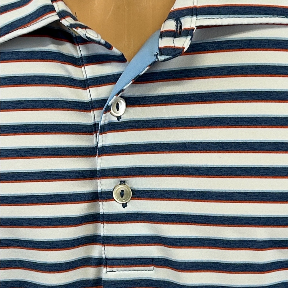 Peter Millar Summer Comfort short sleeve polo shirt.  XL - Picture 3 of 7